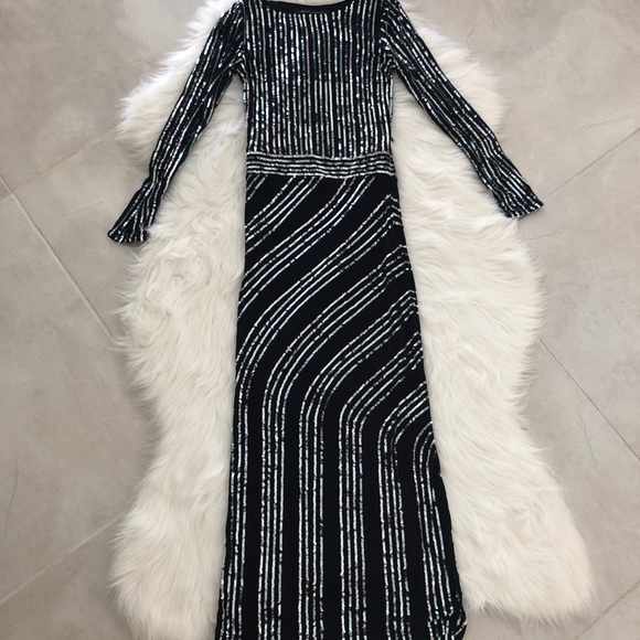 French Connection Sequin Midi Dress, size XXS/00 - Picture 3 of 8